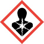 GHS symbol for health hazard.