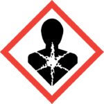 GHS-Symbol für Gesundheitsgefährdung.