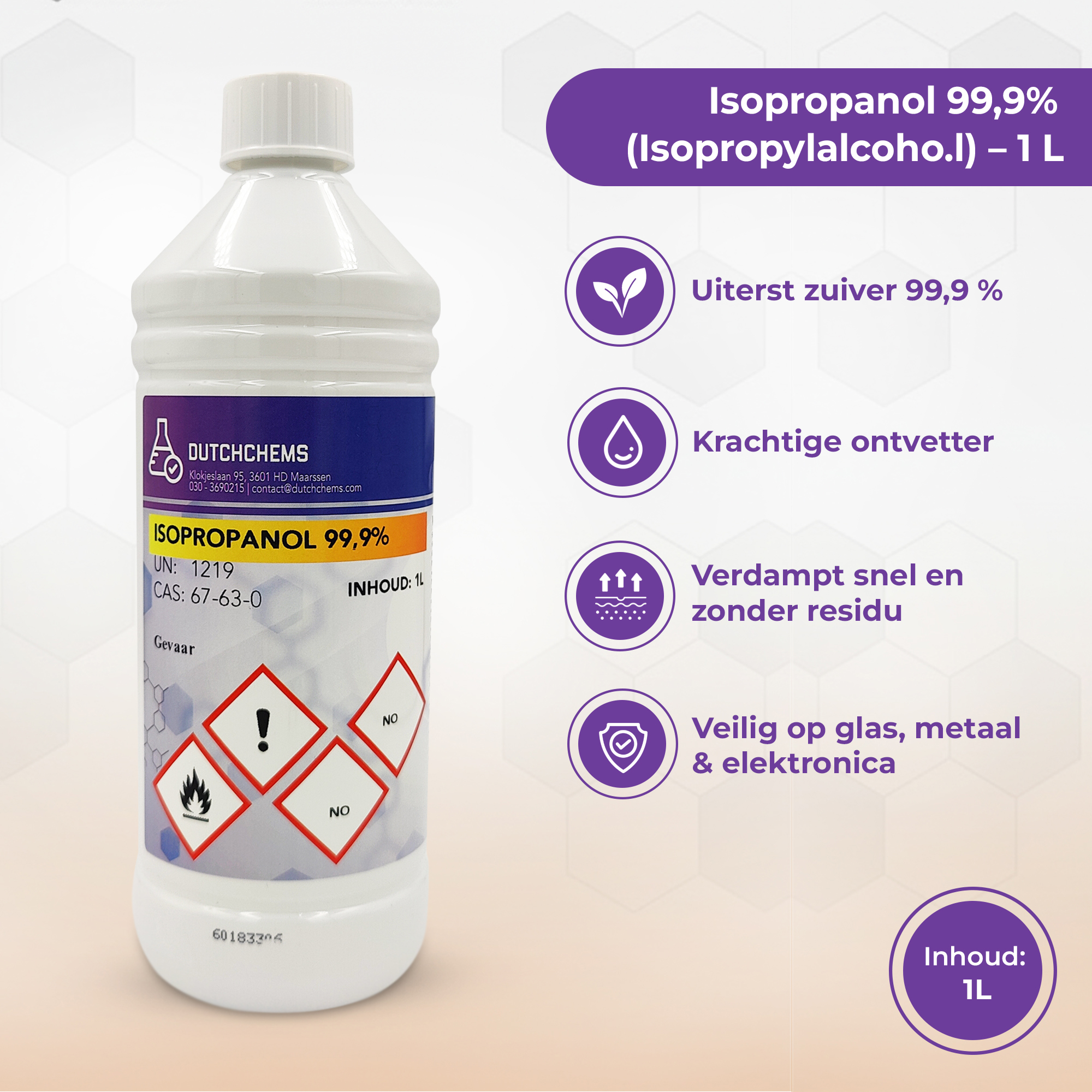 Informatie over isopropyl alcohol