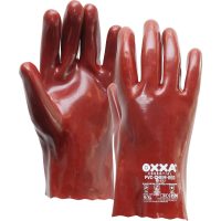 Rode chemisch bestendige PVC-handschoenen in verschillende lengtes - Afbeelding 2