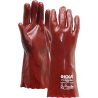 Rode chemisch bestendige PVC-handschoenen in verschillende lengtes - Afbeelding 3