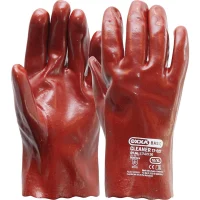 Rode PVC Handschoenen: Oliebestendige en beschermende werkhandschoenen in verschillende lengtes - Afbeelding 2