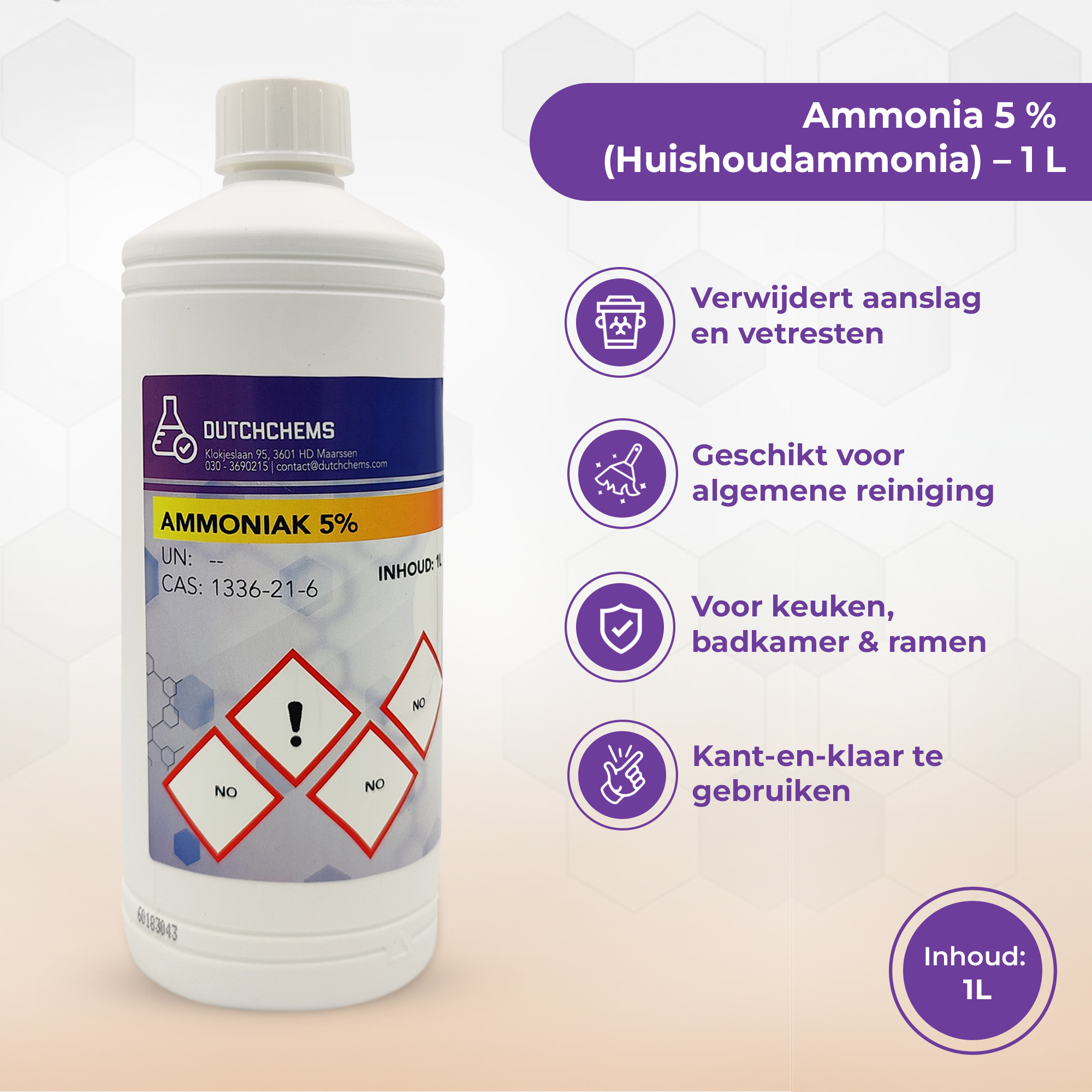 Informatie afbeelding ammonia 5 procent