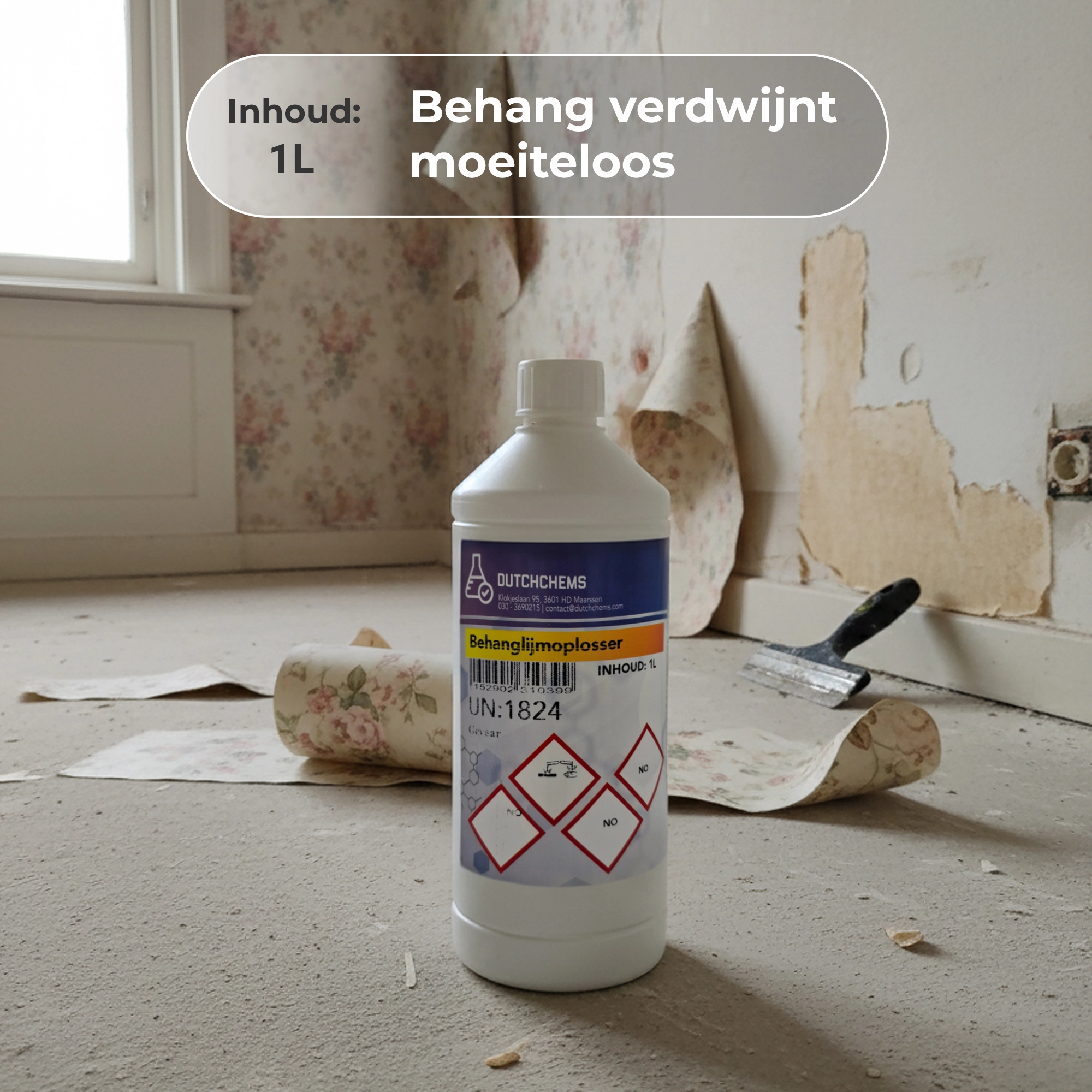 Verwijderaar van behangplaksel