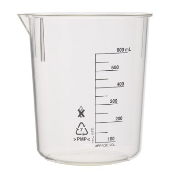 Laag bekerglas van PMP