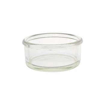 Kristalliseerschaal van dik glas