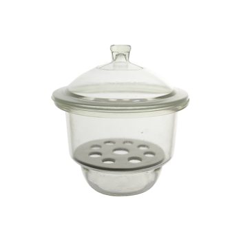 Glazen exsiccator met bolkap Basic Line