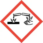 GHS-Symbol für ätzend.