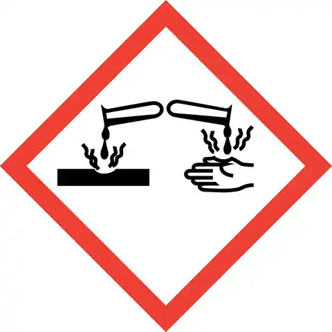 GHS-Symbol für ätzend.