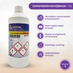Oppervlakteherstel cementverwijderaar