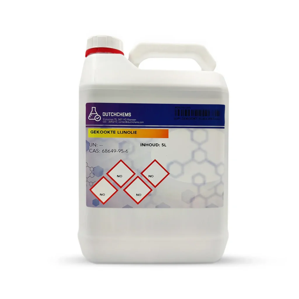Gekookte lijnolie in 5L jerrycan